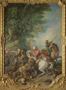 Turks Hunting Lions