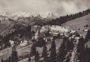 Grand Hotel, Rigi Kaltbad, An der Zahnradbahn Vitznau Rigi Kulm gelegen by Jean Gaberell