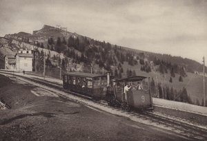 Vitznau Rigi Kulm, Cog Railway by Jean Gaberell