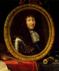 Portrait of Louis XIV King of France (detail) by Jean Garnier