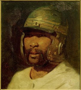 Head of a Saracen by Jean Francois Gigoux