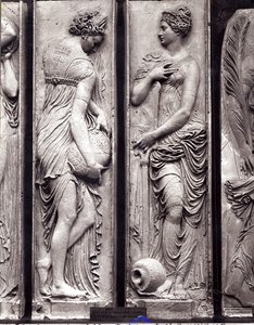 Reliefs from the Fountain of the Innocents (detail)