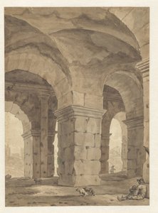 Under the Arches of the Colosseum