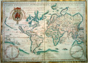 Universal Hydrographic Map by Jean Guerard