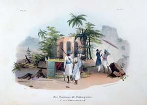 Palanquin Bearers by Jean Henri Marlet