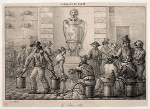 Scenes of Paris: The Water Carriers by Jean Henri Marlet