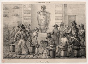 Scenes of Paris: The Water Carriers by Jean Henri Marlet