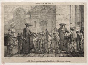 Scenes of Paris: The Brothers Conducting the Children to St. Nicholas of the Fields