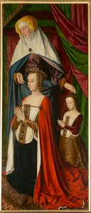 Anne de Beaujeu and Her Daughter Suzanne, with Sainte Anne (detail)