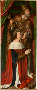 Peter II of Bourbon with Saint Peter (detail) by Jean Hey