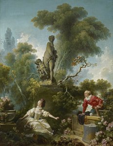 The Progress of Love: The Meeting by Jean Honore Fragonard