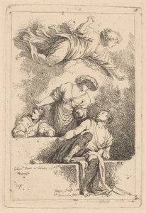 The Disciples at the Tomb by Jean Honoré Fragonard after Jacopo Tintoretto