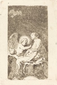 Saint Catherine of Alexandria by Jean Honoré Fragonard after Marco Cardisco