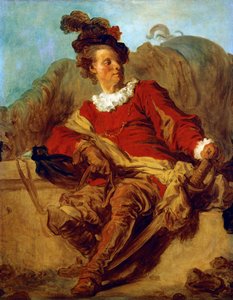 Abbot of Saint-Non, Dressed in Spanish Style by Jean Honore Fragonard