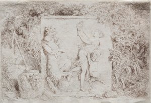 Bacchanal by Jean Honore Fragonard