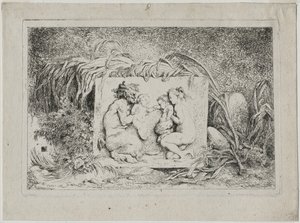 Bacchanales: The Satyrs Family, 1763 by Jean Honore Fragonard