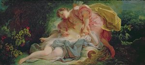 Cephalus and Procris by Jean Honore Fragonard