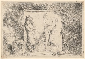 Dance of the Satyrs by Jean Honore Fragonard