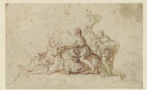 Europa Abducted by Jupiter in the Form of a Bull by Jean Honore Fragonard