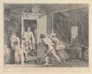 The Wardrobe by Jean Honore Fragonard