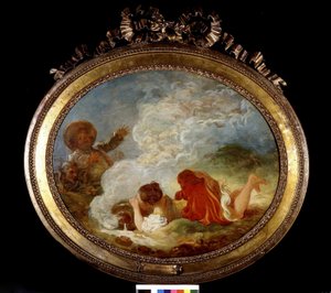 Le Pot au Lait by Fragonard by Jean Honore Fragonard