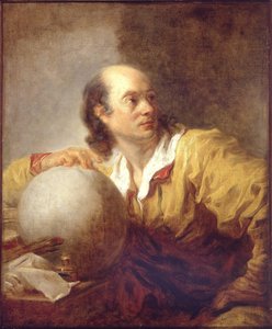 Portrait of Jerome Lalande (Joseph Jerome Lefrancois de Lalande) by Jean Honore Fragonard