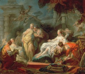 Psyche Showing Her Sisters Her Gifts from Cupid by Jean Honore Fragonard