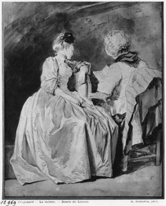Reading by Jean Honore Fragonard