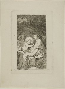 Saint Catherine of Alexandria Cured by an Angel by Jean Honore Fragonard