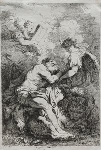 Saint Jerome by Jean Honore Fragonard