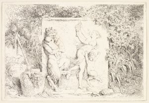 Satyrs Dancing from Bacchanales, or Satyrs