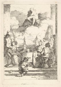 The Banquet of Anthony and Cleopatra by Jean Honore Fragonard