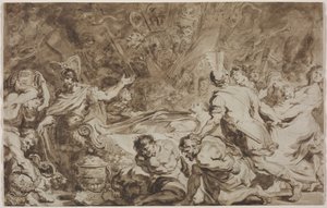 The Funeral of Decius Mus by Jean Honore Fragonard