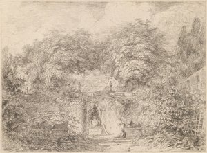 The Little Park by Jean Honore Fragonard