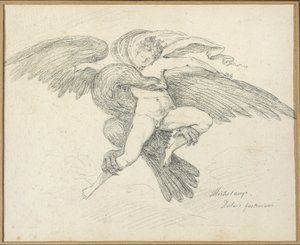 The Rape of Ganymede, after Michelangelo by Jean Honore Fragonard