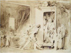 The Surprised Lover by Jean Honore Fragonard