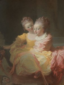 The Two Sisters by Jean Honore Fragonard