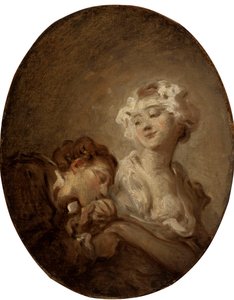 The Coquette and the Youth by Jean Honore Fragonard