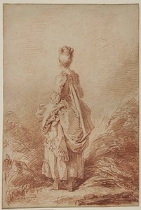 Young Woman Looking Back