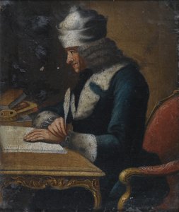 Portrait of Francois Marie Arouet de Voltaire 1694-1778