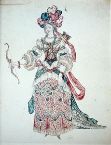 Woman with a Bow, Theatrical Costume Design