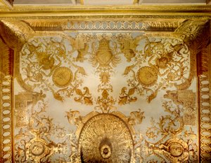 Ceiling of the chamber of the bed of the hotel de Mailly by Jean I  Berain