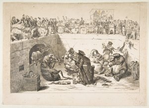 The People Delivered to the Vampire Taxes, May 1833 by Jean Ignace Isidore Gérard