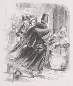 The Poor Woman from The Complete Works of Béranger, 1836 by Jean Ignace Isidore Gérard