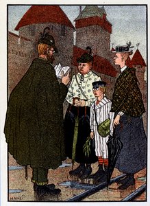 Images of the Vosges; Visit of the Castle by Jean Jacques (1873 1951) Waltz