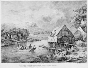 A mill on the banks of the River