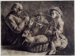 The Oboist by Jean Jacques Boissieu de