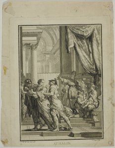 Frontispiece for Athalie, Act V, Scene VI, from Racine