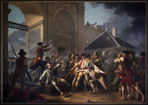 The Heroic Courage of the Young Desilles, 1791 by Jean Jacques Francois Le Barbier