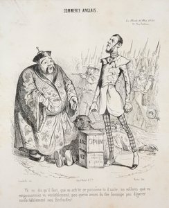 English Commerce. I tell you, you must buy this poison immediately..., 1840 by Jean Jacques Grandville